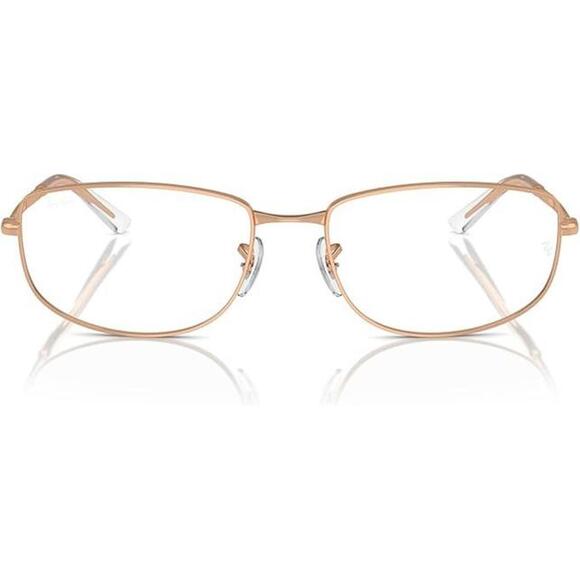 Ray-Ban Eyeglasses Frames RB3732V Rose Gold Rectangle Full Rim 56-18-145 w/ Case,New Products : American Fashion Style Bags On Sale